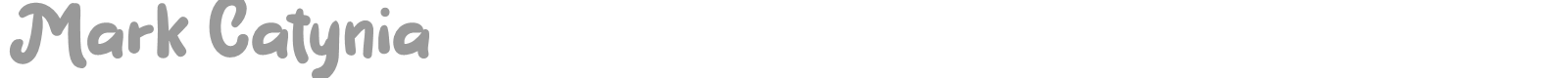 Mark Catynia font preview